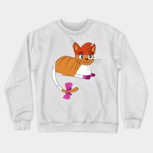 Lesbian Pride Cat Crewneck Sweatshirt